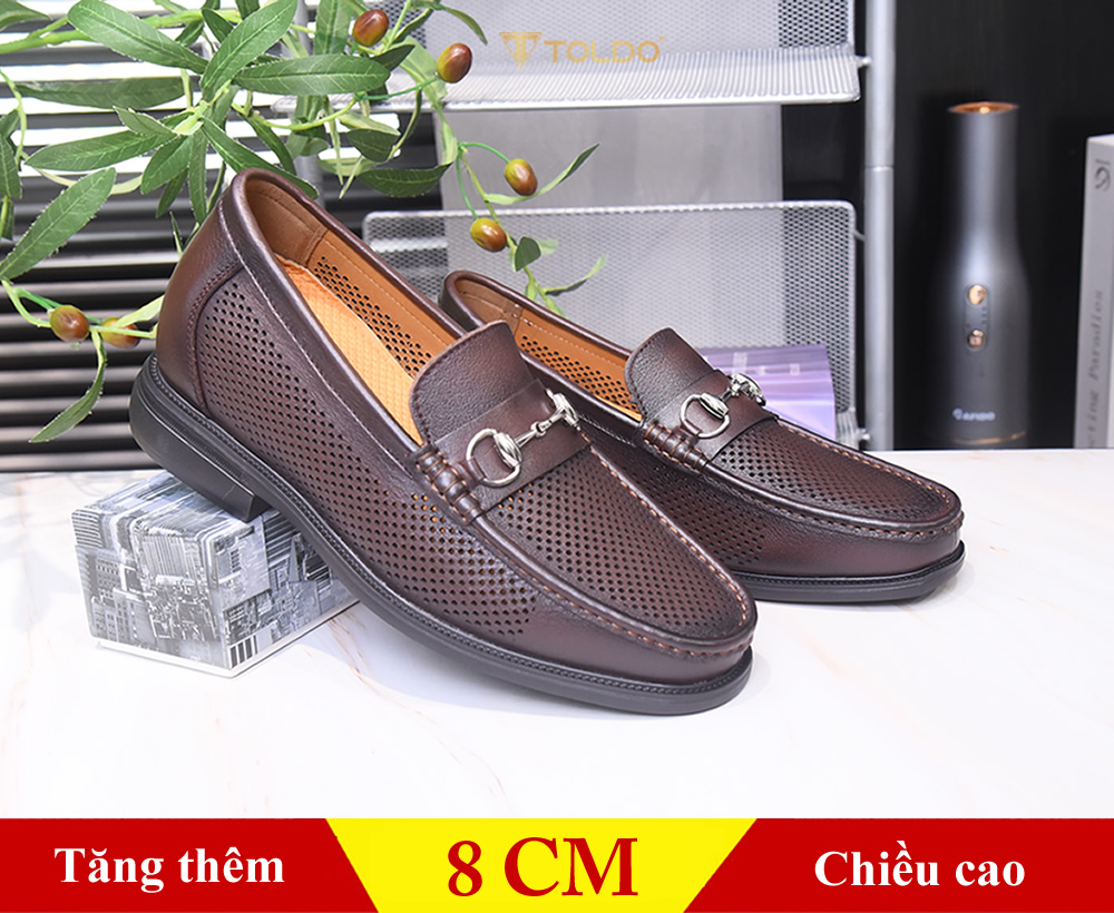 Giày cao 8cm đục lỗ thoáng khí siêu nhẹ 4